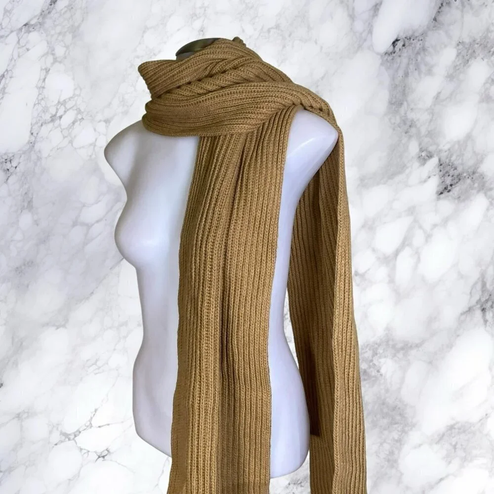 Ganni Rib Knit Scarf